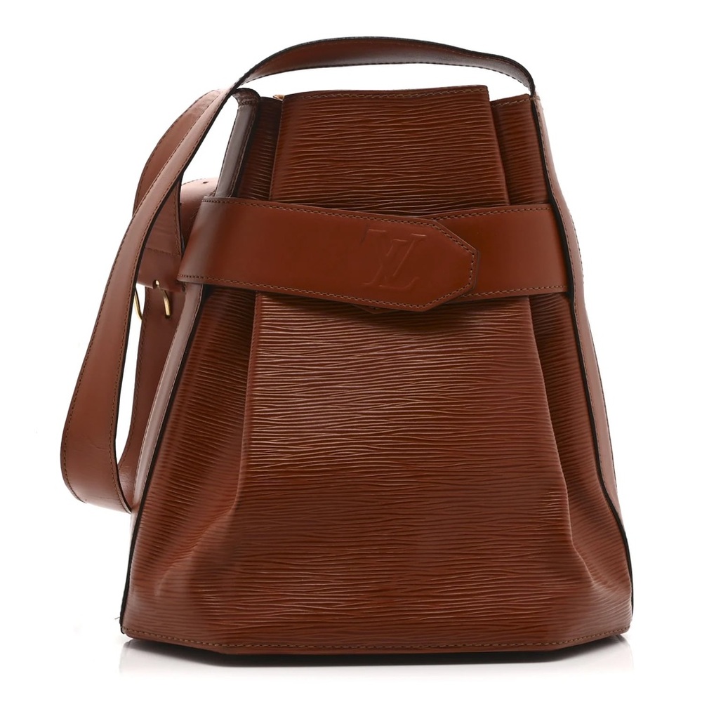 Authentic Louis Vuitton Sac D’Epaoule Epi leather kenya brown vintage bag
